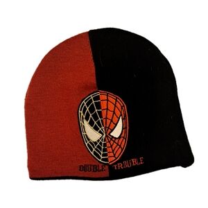 4/$15 🌻 Kids Red and Black Spider-Man Beanie